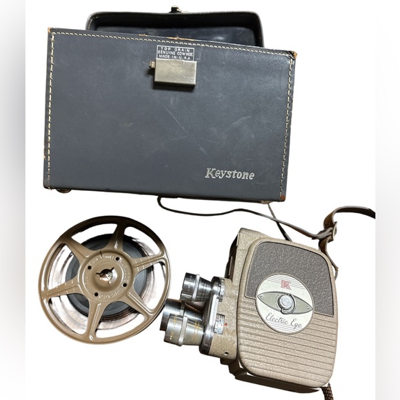 Keystone Electric Eye Movie Camera with Case - Picture 1 of 10